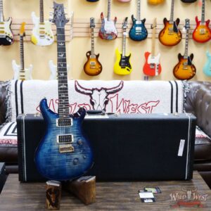 Paul Reed Smith PRS Core Series Custom 24 Rosewood Fingerboard Faded Whale Blue Wrap Burst - Image 5