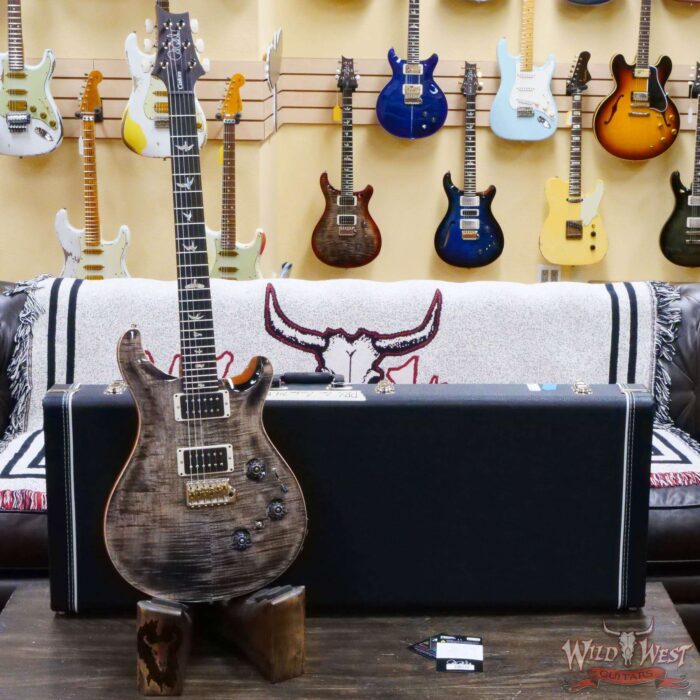 2023 Paul Reed Smith PRS Core Series Custom 24 Piezo Rosewood Fingerboard Charcoal with Natural Back 7.50 LBS - Image 6