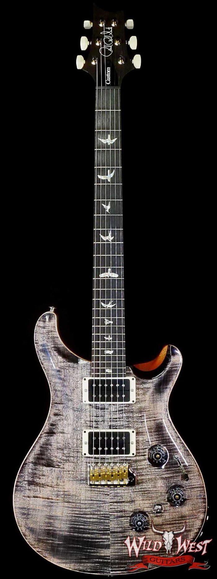 2023 Paul Reed Smith PRS Core Series Custom 24 Piezo Rosewood Fingerboard Charcoal with Natural Back 7.50 LBS - Image 1