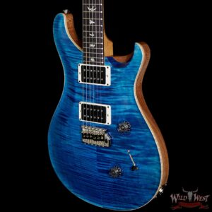 Paul Reed Smith PRS Custom 24 Flame Maple Top East Indian Rosewood Fingerboard Blue Matteo - Image 2