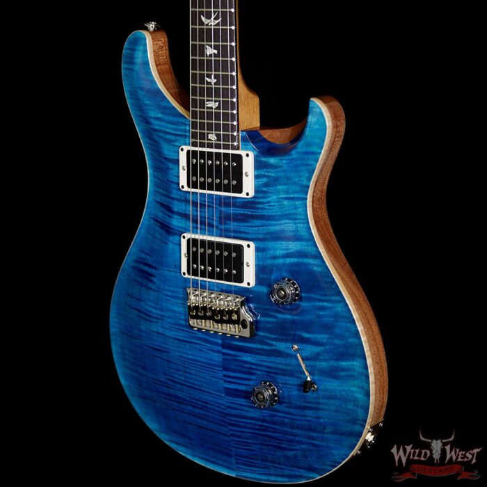 Paul Reed Smith PRS Custom 24 Flame Maple Top East Indian Rosewood Fingerboard Blue Matteo - Image 2