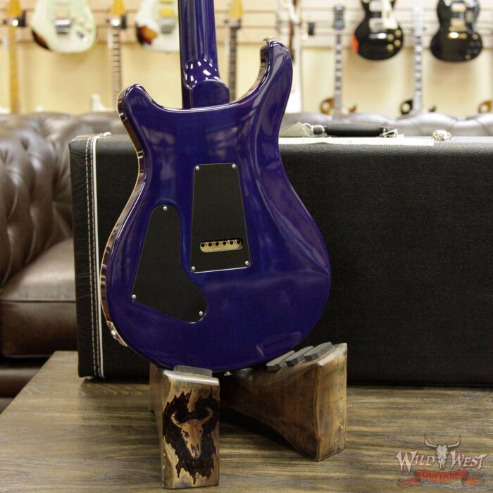 Paul Reed Smith PRS Custom 24 Quilt Maple Top Ebony Fretboard Faded Blue Burst - Image 15
