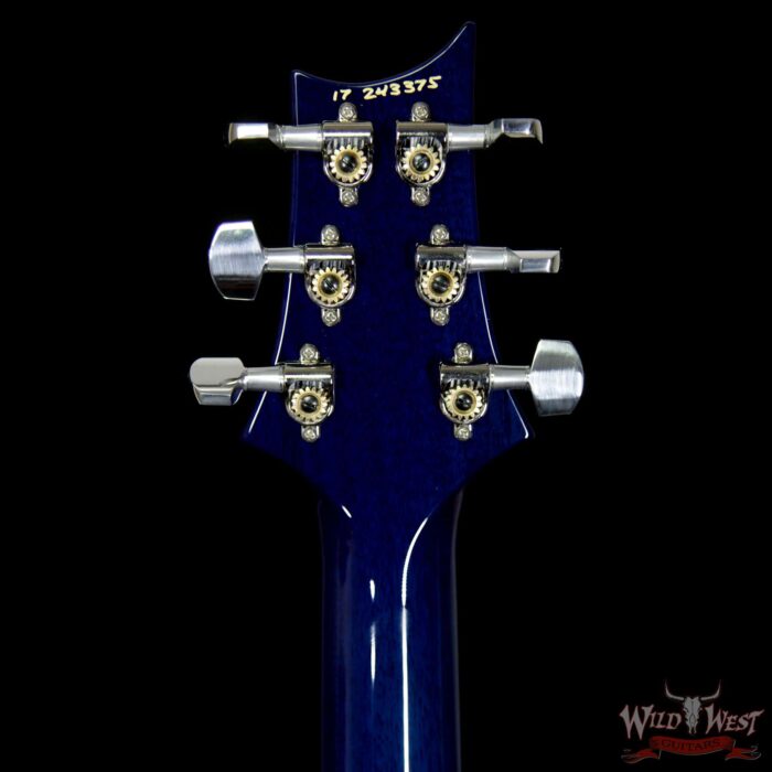 Paul Reed Smith PRS Custom 24 Quilt Maple Top Ebony Fretboard Faded Blue Burst - Image 10