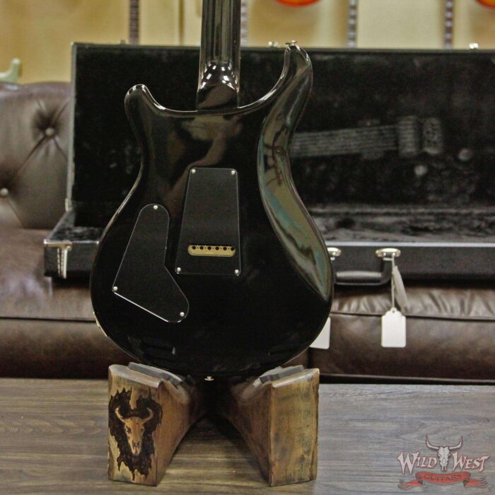 Paul Reed Smith PRS Custom 24 Flame Maple Top Katalox Fingerboard Royal Blue Black Back - Image 10