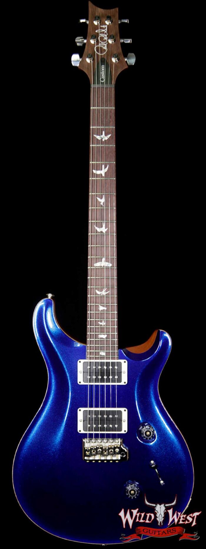 Paul Reed Smith PRS Custom 24 Katalox Fretboard Violet Metallic Natural Back - Image 1