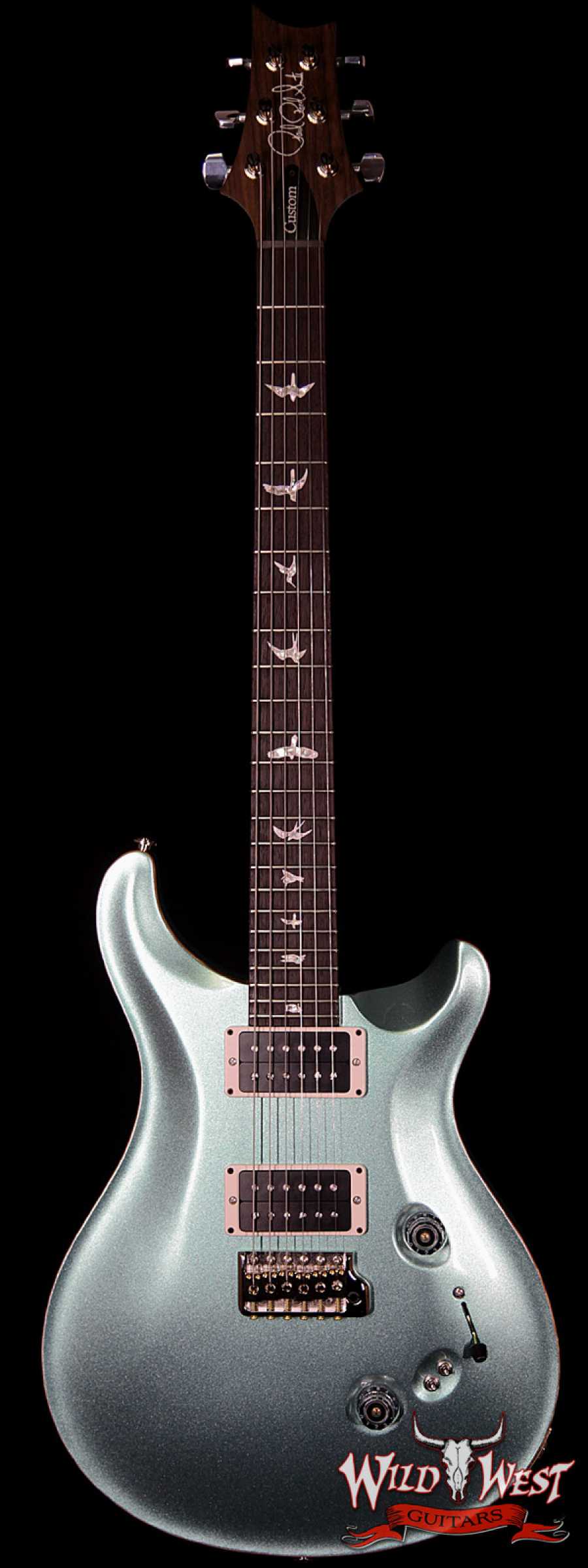 prs-cu2408-249485-main__wwg_large.jpg Paul Reed Smith PRS Custom 24-08 Rosewood Fingerboard Frost Blue Metallic - Image 1