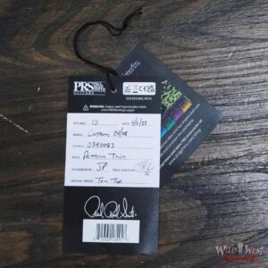 Paul Reed Smith PRS Core 10 Top Custom 24-08 Rosewood Fingerboard Sapphire Smoke Burst Natural back - Image 12