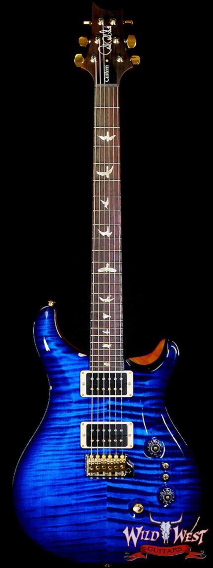 Paul Reed Smith PRS Core 10 Top Custom 24-08 Rosewood Fingerboard Sapphire Smoke Burst Natural back