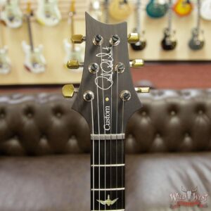 PRS Wood Library Artist Package Custom 24 Fatback Flame Maple Neck African Blackwood Board River Blue - Image 9