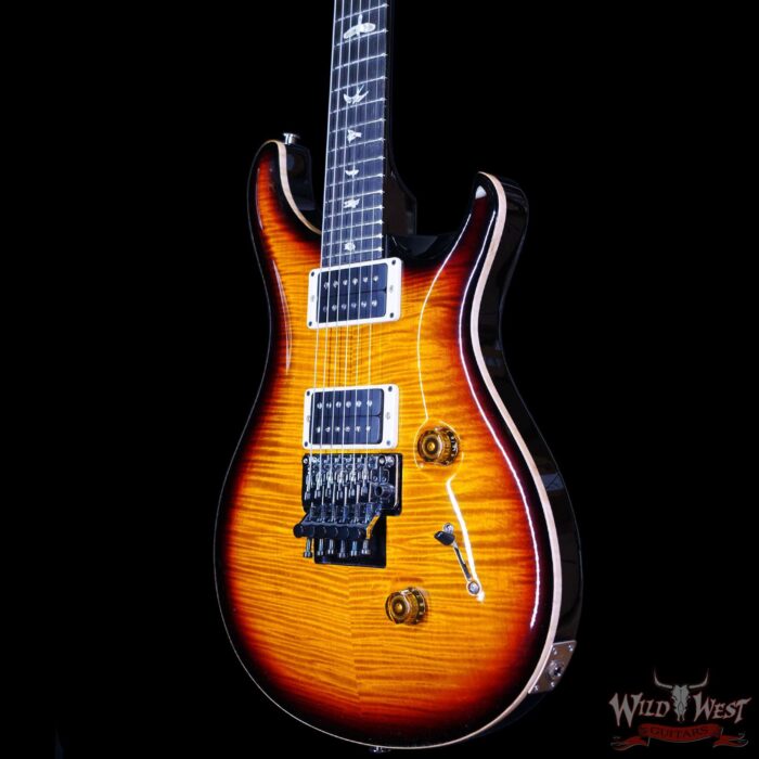 Paul Reed Smith PRS Core Series 10 Top Custom 24 Floyd Rose Ebony Fingerboard Vintage Smokeburst - Image 2