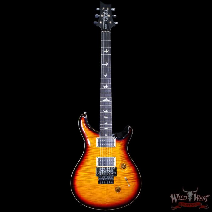 Paul Reed Smith PRS Core Series 10 Top Custom 24 Floyd Rose Ebony Fingerboard Vintage Smokeburst - Image 3