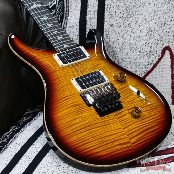 Paul Reed Smith PRS Core Series 10 Top Custom 24 Floyd Rose Ebony Fingerboard Vintage Smokeburst - Image 7