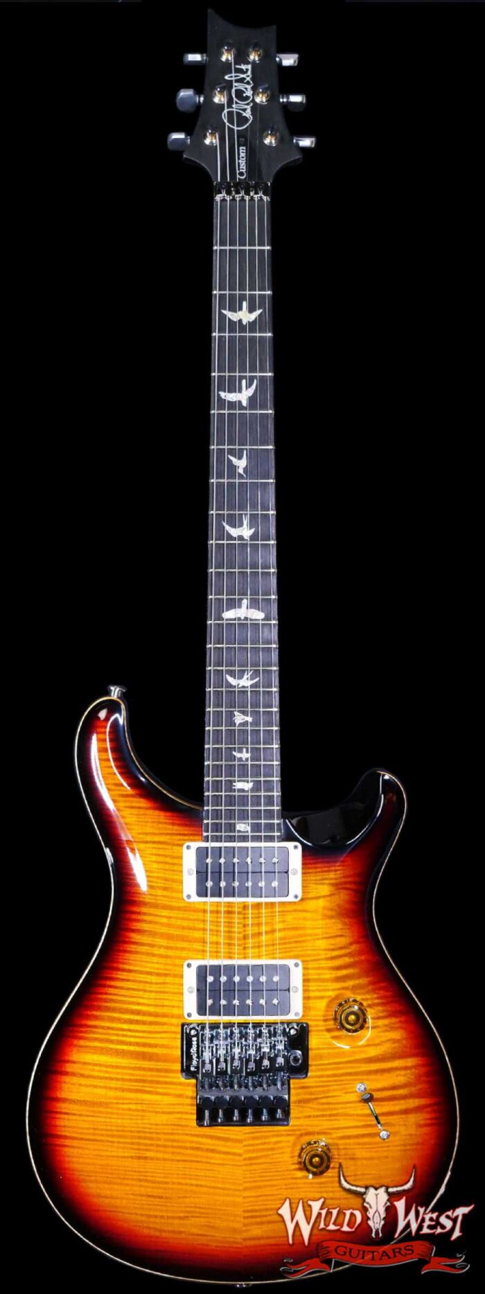Paul Reed Smith PRS Core Series 10 Top Custom 24 Floyd Rose Ebony Fingerboard Vintage Smokeburst - Image 1