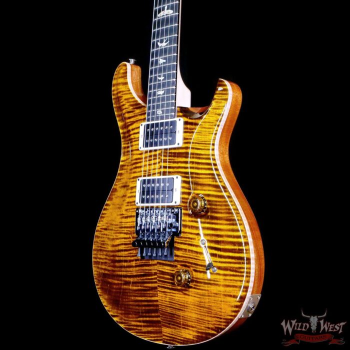 Paul Reed Smith PRS Core Series Custom 24 Floyd Rose Ebony Fingerboard Yellow Tiger - Image 2