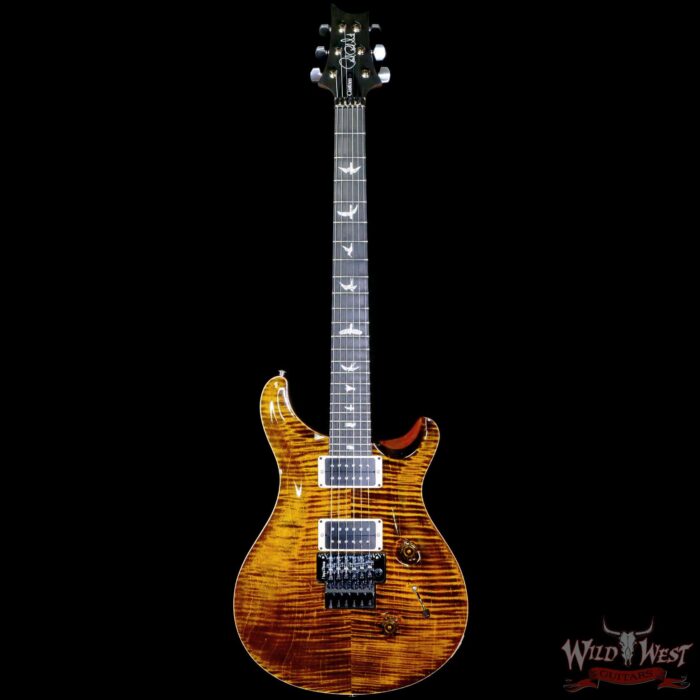 Paul Reed Smith PRS Core Series Custom 24 Floyd Rose Ebony Fingerboard Yellow Tiger - Image 3