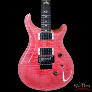 Paul Reed Smith PRS Custom 24 Floyd Rose m/ Metal Pickups Ebony Fingerboard Bonnie Pink - Image 3