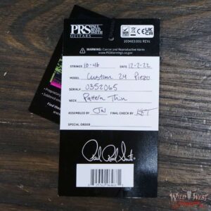 Paul Reed Smith PRS Core Series Custom 24 Piezo Rosewood Fingerboard Eriza Verde Smokeburst - Image 10