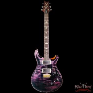 Paul Reed Smith PRS Core Series Custom 24 Piezo Rosewood Fingerboard Purple Iris Natural Back - Image 3