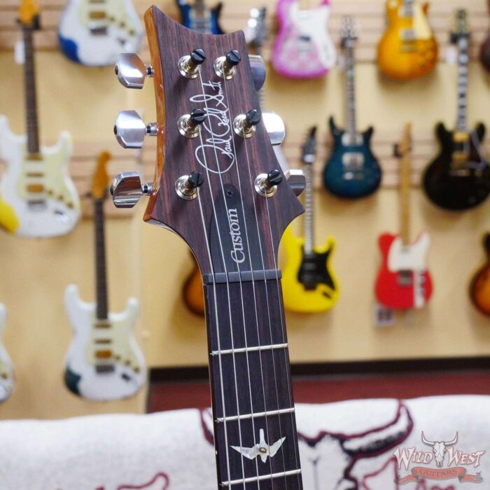 Paul Reed Smith PRS Core Series Custom 24 Piezo Rosewood Fingerboard Purple Iris Natural Back - Image 7