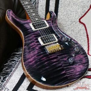 Paul Reed Smith PRS Core Series Custom 24 Piezo Rosewood Fingerboard Purple Iris Natural Back - Image 8