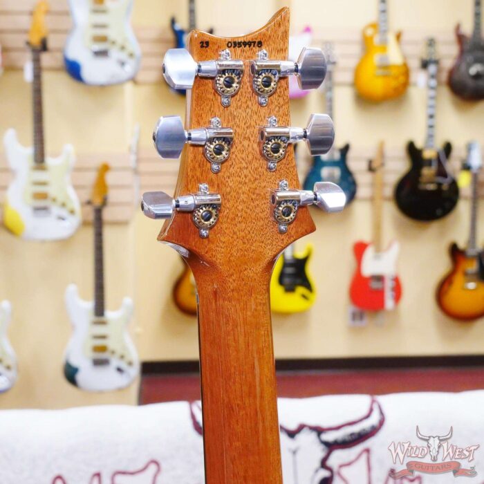 Paul Reed Smith PRS Core Series Custom 24 Piezo Rosewood Fingerboard Purple Iris Natural Back - Image 10