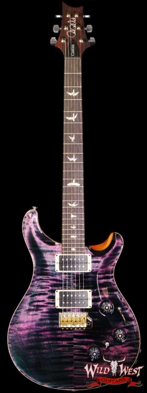 Paul Reed Smith PRS Core Series Custom 24 Piezo Rosewood Fingerboard Purple Iris Natural Back
