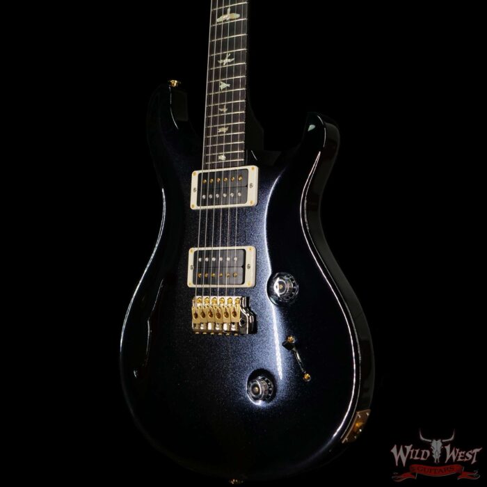 Paul Reed Smith PRS Custom 24 Semi-Hollow Pattern Thin Neck w/35th Eagle Inlay Slate Blue Metallic - Image 2