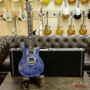 PRS Paul Reed Smith Flame Maple Top Custom 24 Rosewood Fretboard Faded Blue Jean - Image 12