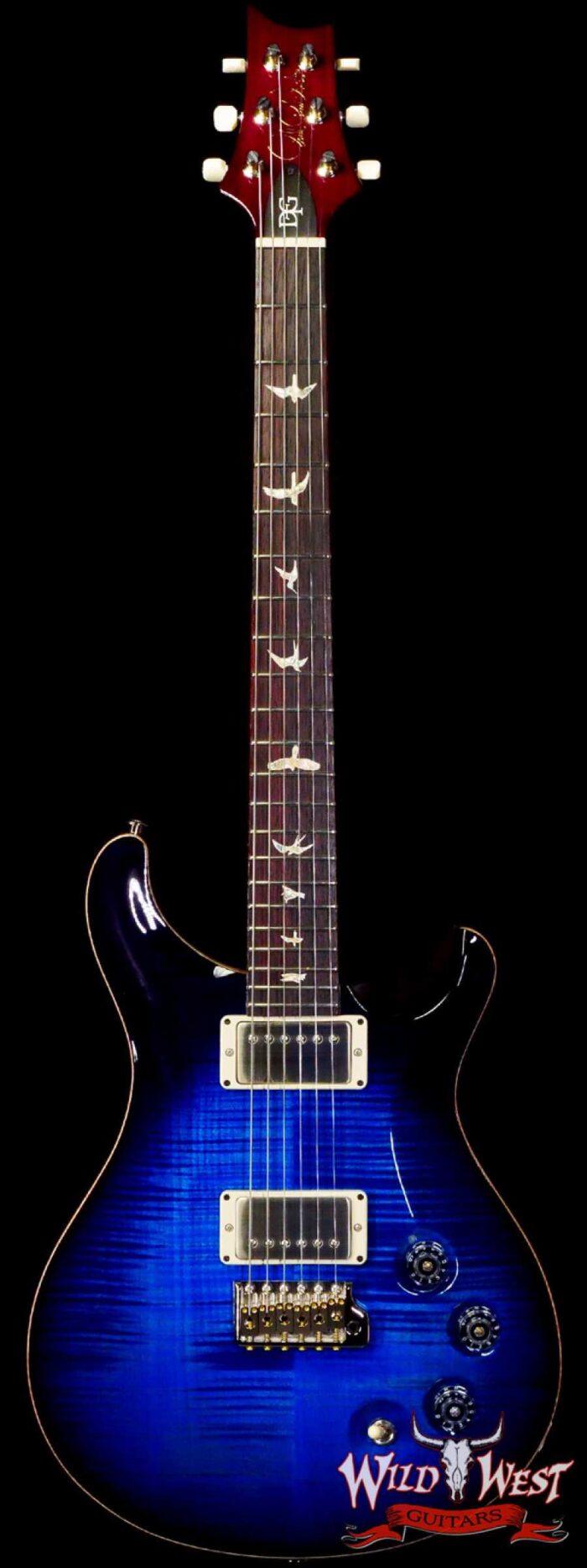 Paul Reed Smith PRS Core David Grissom Trem Signature DGT Birds Inlay Sapphire Smokeburst (Blemished) - Image 1