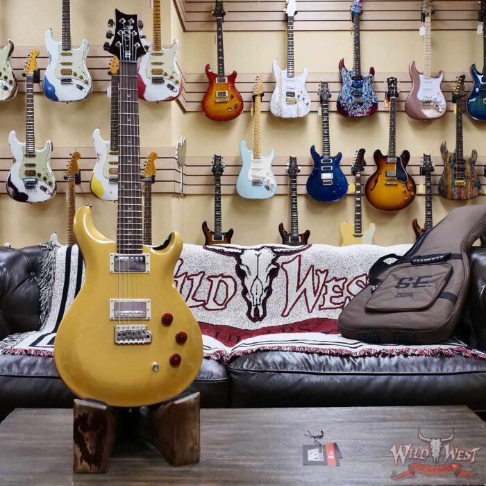 2024 Paul Reed Smith PRS SE DGT David Grissom Signature Model McCarty Gold Top with Moon Inlays 7.35 LBS - Image 5
