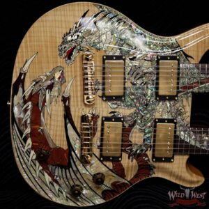 2005 PRS Paul Reed Smith 20th Anniversary Double Neck Dragon #6 Natural - Image 15