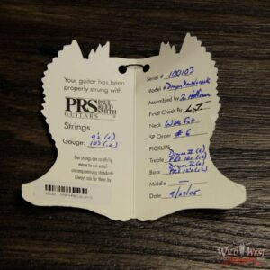 2005 PRS Paul Reed Smith 20th Anniversary Double Neck Dragon #6 Natural - Image 6
