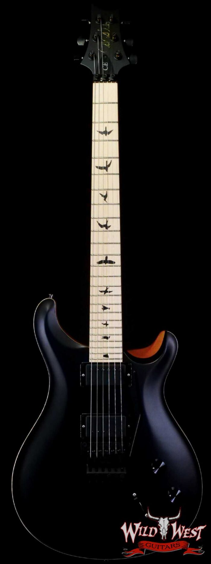 Paul Reed Smith PRS Bolt-On Series Dustie Waring Signature CE 24 Floyd FR Maple Board Black Top - Image 1