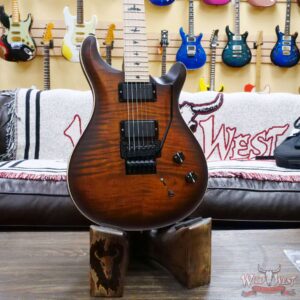 Paul Reed Smith PRS Bolt-On Series Dustie Waring Signature CE 24 Floyd FR Maple Board Burnt Amber Smokeburst - Image 7