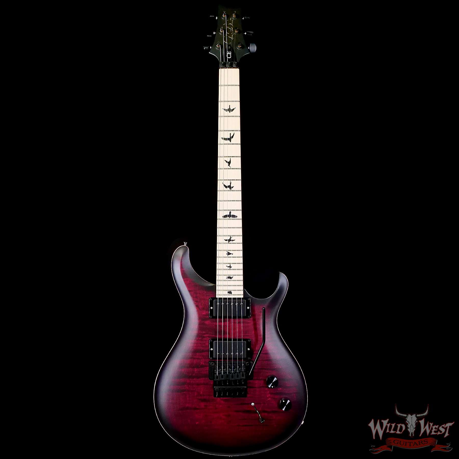 prs-dwce24fr-366222-c1__wwg.jpg Paul Reed Smith PRS Bolt-On Series Dustie Waring Signature DW CE 24 Floyd FR Maple Board Waring Burst 7.30 LBS - Image 3