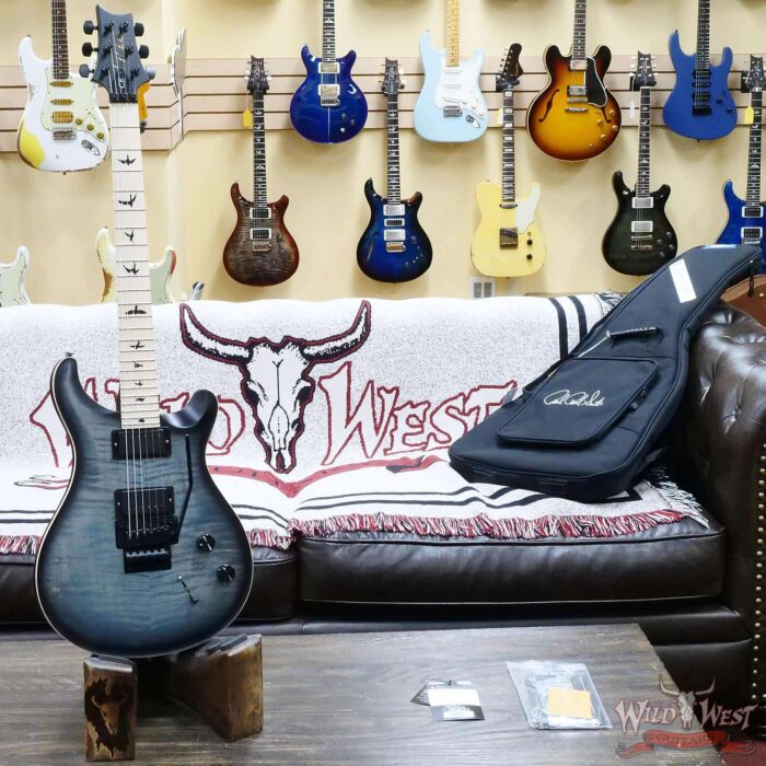 Paul Reed Smith PRS Bolt-On Series Dustie Waring Signature CE 24 Floyd FR Maple Board Satin Faded Whale Blue Smokeburst - Image 5