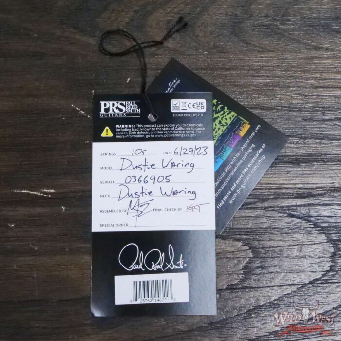 Paul Reed Smith PRS Bolt-On Series Dustie Waring Signature DW CE 24 Hardtail Limited Edition Burnt Amber Smokeburst - Image 11