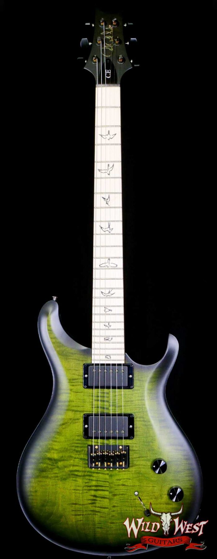 Paul Reed Smith PRS Bolt-On Series Dustie Waring Signature DW CE 24 Hardtail Limited Edition Faded Jade Smokeburst - Image 1