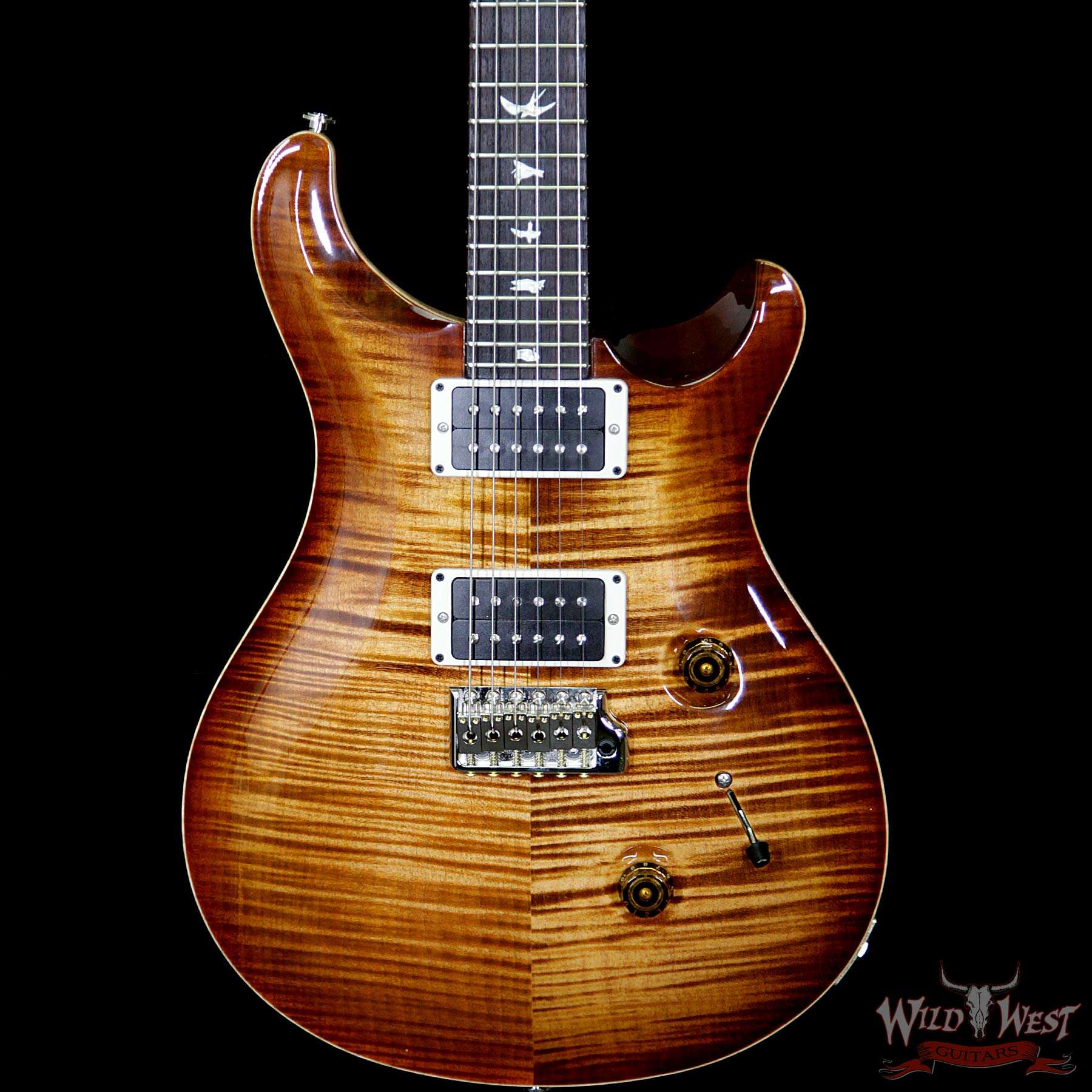 prs-ex10-cu24-copperheadburst-253717-bbf__wwg.jpg PRS 2018 Experience 10 Top Custom 24 Flame Top East Indian Rosewood Board Copperhead Burst - Image 3