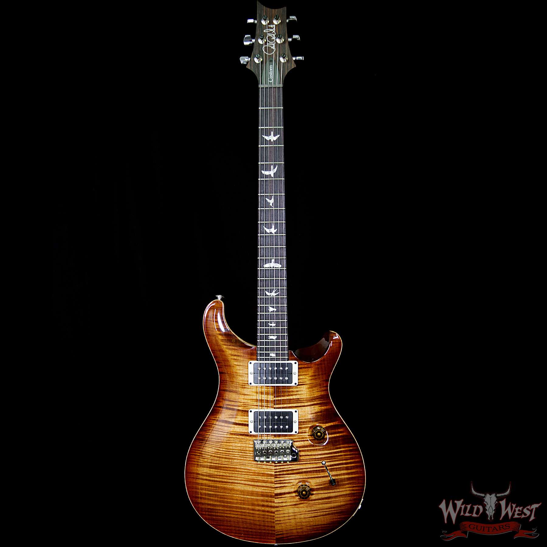 prs-ex10-cu24-copperheadburst-253717-bf__wwg.jpg PRS 2018 Experience 10 Top Custom 24 Flame Top East Indian Rosewood Board Copperhead Burst - Image 5