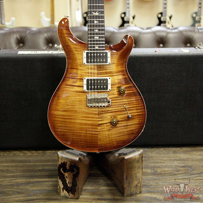 PRS 2018 Experience 10 Top Custom 24 Flame Top East Indian Rosewood Board Copperhead Burst - Image 10