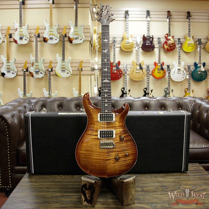 PRS 2018 Experience 10 Top Custom 24 Flame Top East Indian Rosewood Board Copperhead Burst - Image 11