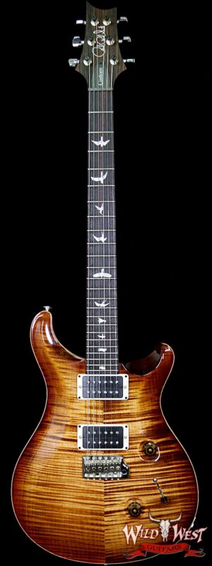 PRS 2018 Experience 10 Top Custom 24 Flame Top East Indian Rosewood Board Copperhead Burst