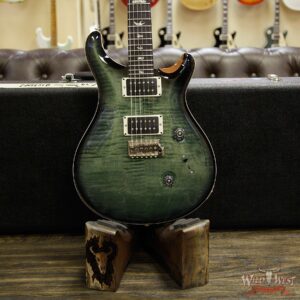 PRS 2018 Experience Custom 24 Flame Top East Indian Rosewood Board Trampas Green Smokewrap - Image 10