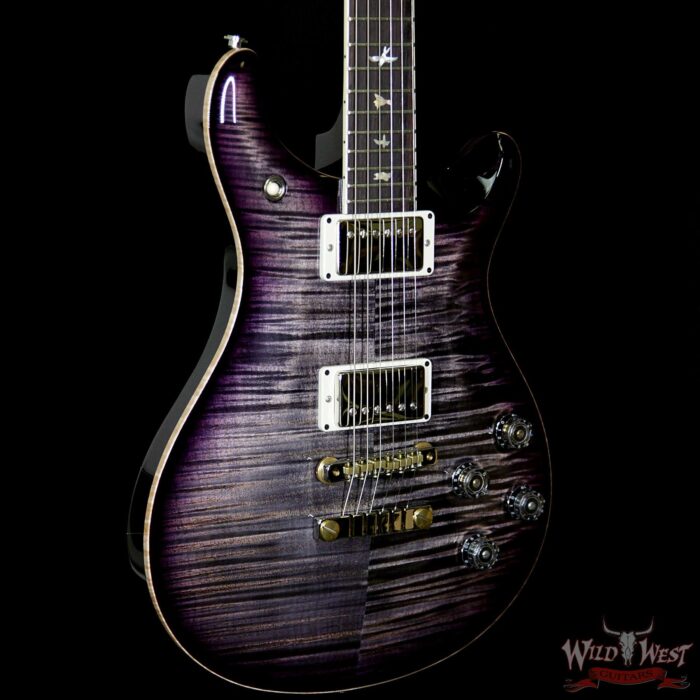 PRS 2018 Experience 10 Top McCarty 594 Flame Top Rosewood Board Charcoal Purple Burst - Image 4