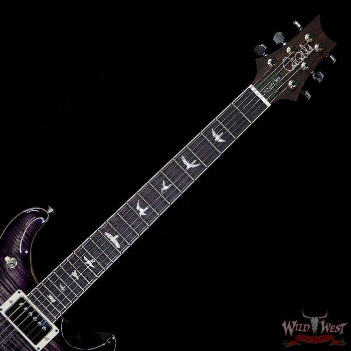 PRS 2018 Experience 10 Top McCarty 594 Flame Top Rosewood Board Charcoal Purple Burst - Image 8