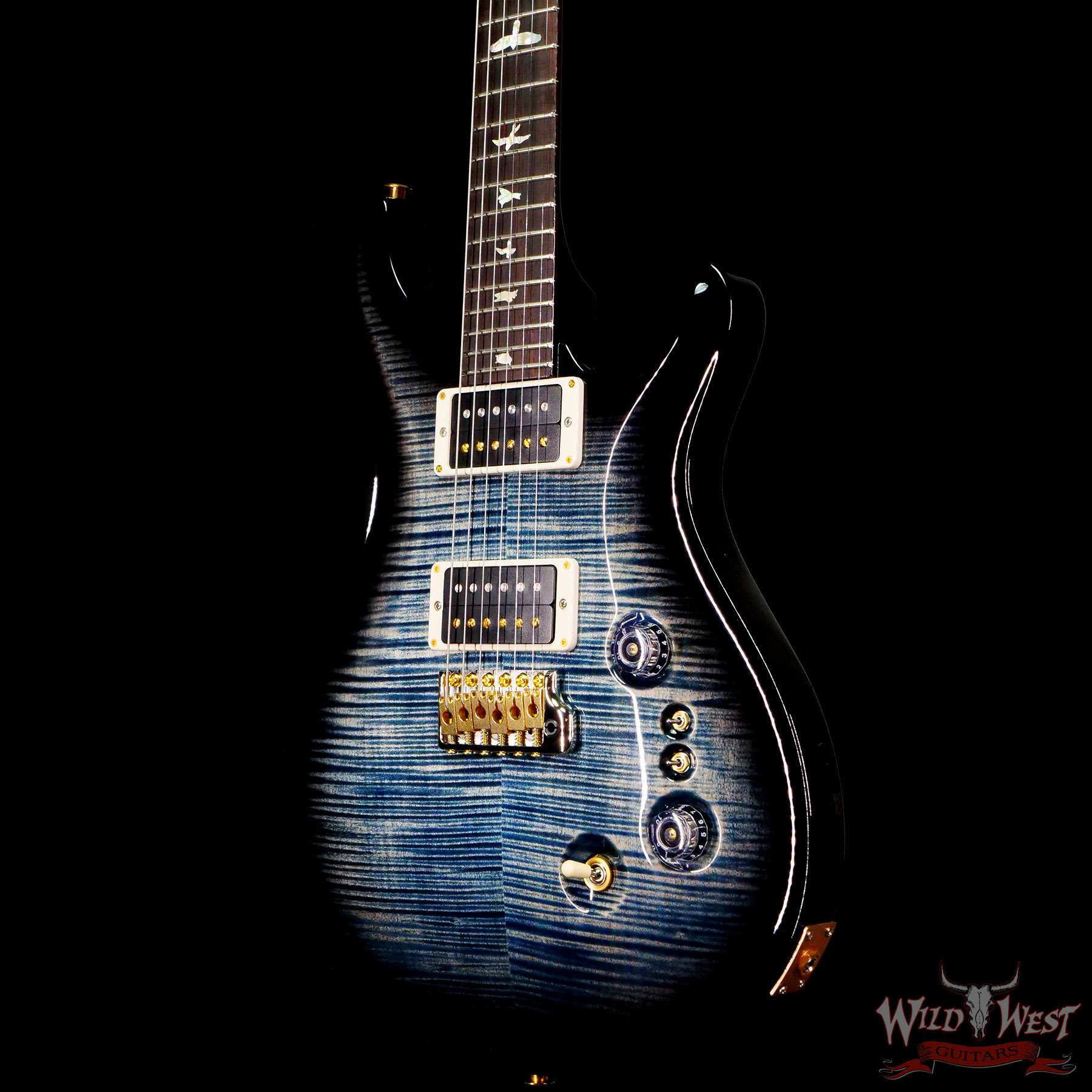 prs-f10-35thcu24-327678-br__wwg.jpg Paul Reed Smith PRS Core 10 Top 35th Anniversary Custom 24 Whale Blue Smokeburst - Image 2