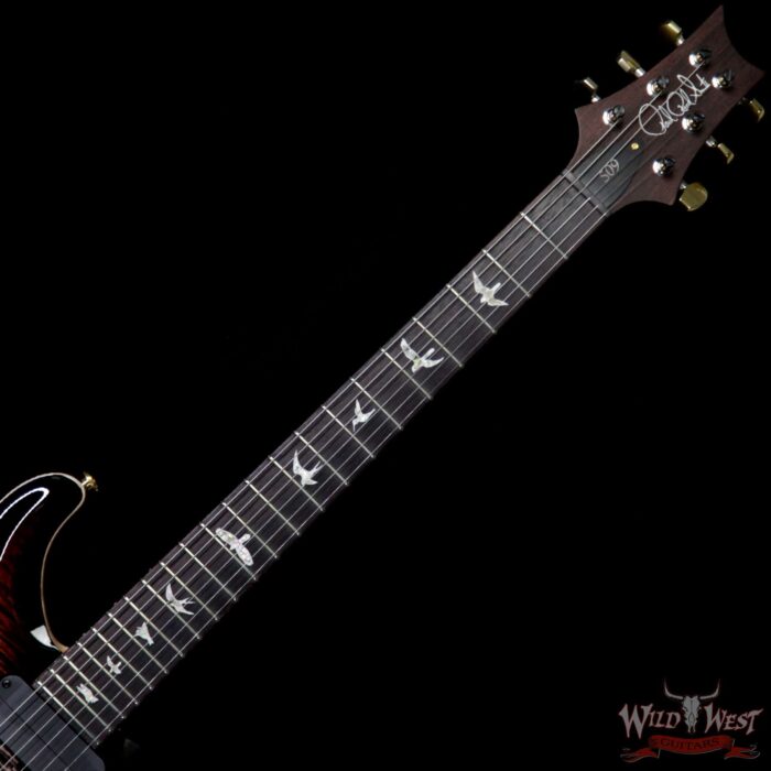 Paul Reed Smith PRS Core Model Flame 10 Top 509 Rosewood Fingerboard Charcoal Tricolor Burst - Image 5