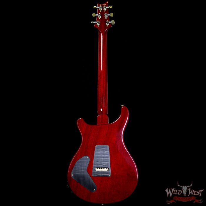 Paul Reed Smith PRS 10 Top Flame Maple Top Custom 22 Piezo P22 Rosewood Fretboard Blood Orange - Image 5