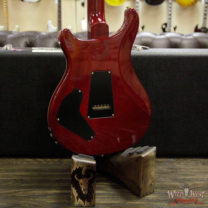 Paul Reed Smith PRS 10 Top Flame Maple Top Custom 22 Piezo P22 Rosewood Fretboard Blood Orange - Image 14